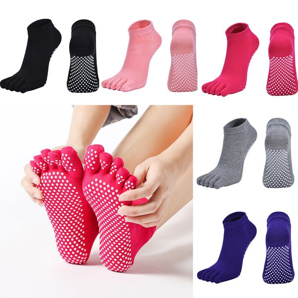 women cotton yoga backless five toe socks breathable anti-slip silicone sport pilates socks gym fitness ballet slippers dance, Black
women cotton yoga backless five toe socks breathable anti-slip silicone sport pilates socks gym fitness ballet slippers dance, Black