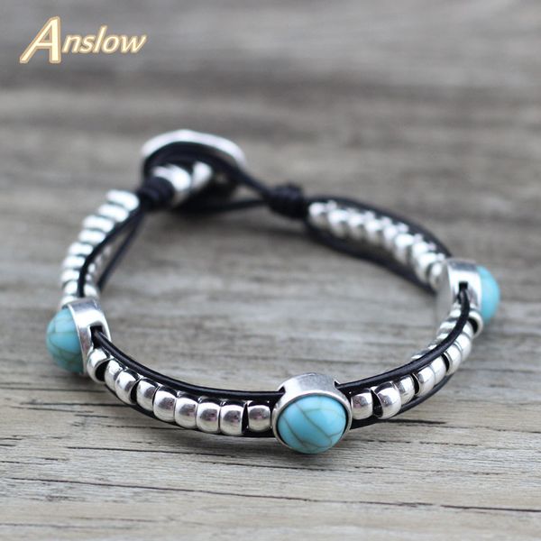 anslow fashion jewelry charm bijoux handcuff diy bohemia female lady leather bracelets mother' girl couple gift low0715lb, White
anslow fashion jewelry charm bijoux handcuff diy bohemia female lady leather bracelets mother' girl couple gift low0715lb, White