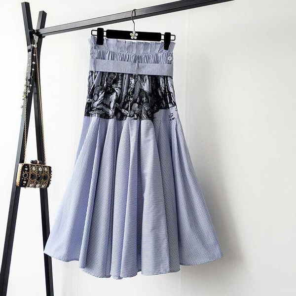lady high waist skirts women summer autumn big pendulous casual chiffon skirts female stripes irregular skirt nancylim femme, Black
lady high waist skirts women summer autumn big pendulous casual chiffon skirts female stripes irregular skirt nancylim femme, Black