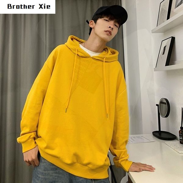 autumn hoodies men fashion simple solid color casual hooded sweatshirt man streetwear wild hip hop loose hoodie men hoody, Black
autumn hoodies men fashion simple solid color casual hooded sweatshirt man streetwear wild hip hop loose hoodie men hoody, Black