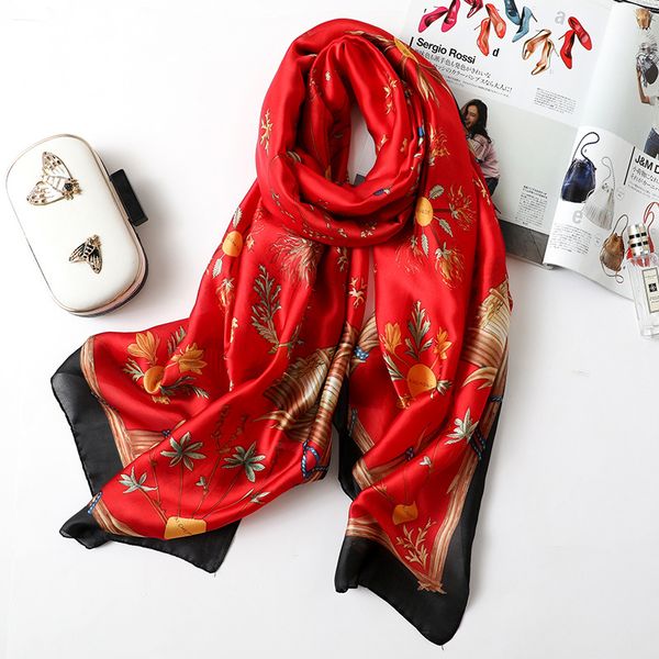 2019 women silk scarf beach shawl and echarpe luxurious wrap scarves plus size female beach stole bandana
2019 women silk scarf beach shawl and echarpe luxurious wrap scarves plus size female beach stole bandana