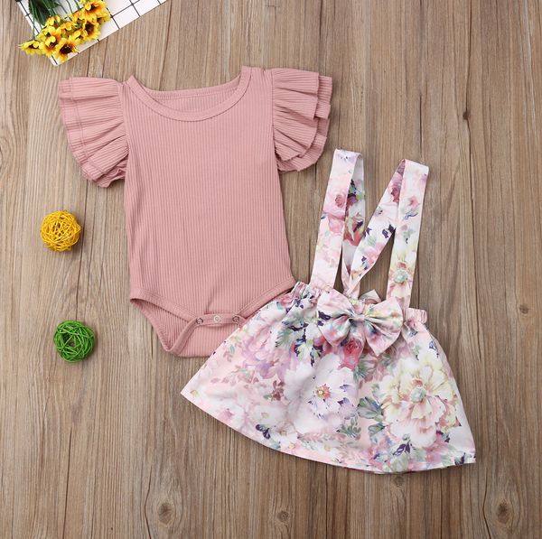 0-3m newborn infant baby girls clothes set ruffles knitted rompers + flower skirts cute toddler baby girl costumes, White
0-3m newborn infant baby girls clothes set ruffles knitted rompers + flower skirts cute toddler baby girl costumes, White