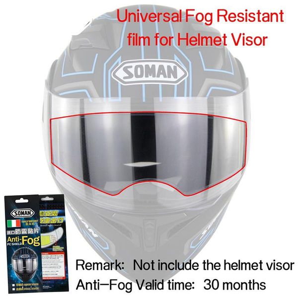 

adeeing universal motorcycle general antifogging film for motorcycle helmet lens helmet lens anti fog film transparent r26