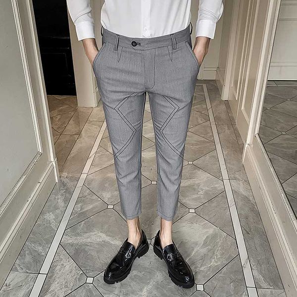 british style mens dress pants casual business suit pant pantalon costume slim fit formal trousers 2020 spring men pencil pants, White;black
british style mens dress pants casual business suit pant pantalon costume slim fit formal trousers 2020 spring men pencil pants, White;black