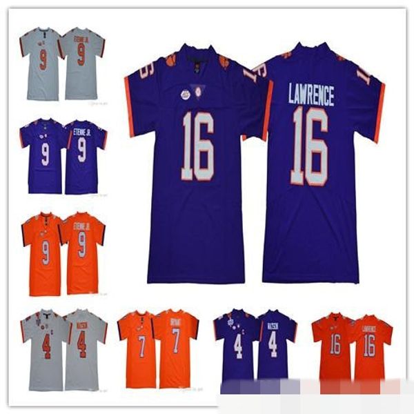 ncaa men clemson tigers 16 trevor lawrence 4 deshaun watson 9 travis etienne jr. 7 austin bryant orange purple white college football jersey, Black;red
ncaa men clemson tigers 16 trevor lawrence 4 deshaun watson 9 travis etienne jr. 7 austin bryant orange purple white college football jersey, Black;red