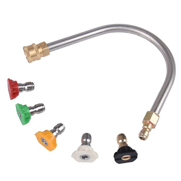quick clean extension rod for high pressure cleaning with 5 nozzles 
quick clean extension rod for high pressure cleaning with 5 nozzles