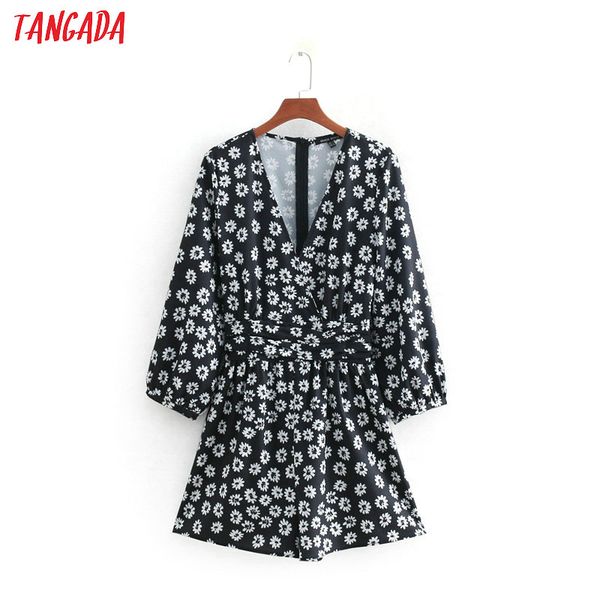 tangada women sunflower red playsuit sweet elastic waist short jumpsuit long sleeve beach v neck rompers female cc416, Black;white
tangada women sunflower red playsuit sweet elastic waist short jumpsuit long sleeve beach v neck rompers female cc416, Black;white