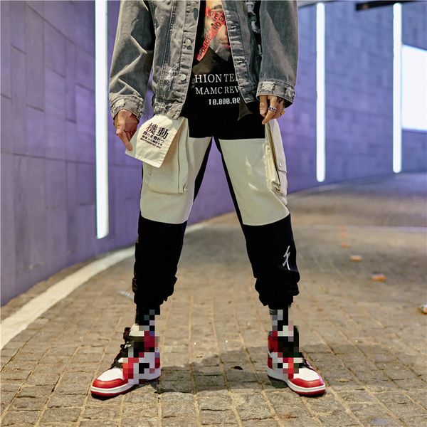 brand designer streetwear jogger pants men multi-pocket cotton mens cargo pants hip hop patchwork functional man trousers, Black
brand designer streetwear jogger pants men multi-pocket cotton mens cargo pants hip hop patchwork functional man trousers, Black