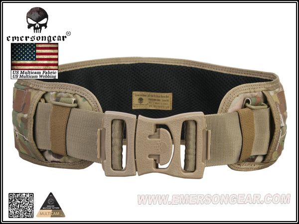 lbt1647b style molle men tactical belt paintball wargame waist support em9012, Black;gray
