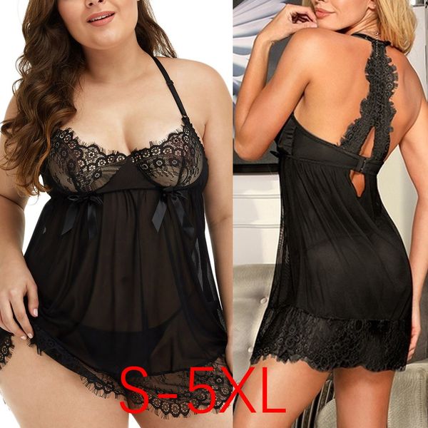 plus size dress women black lace sleepwear super home dresses for women and panties two piece lingerie robe set, Black;white
plus size dress women black lace sleepwear super home dresses for women and panties two piece lingerie robe set, Black;white