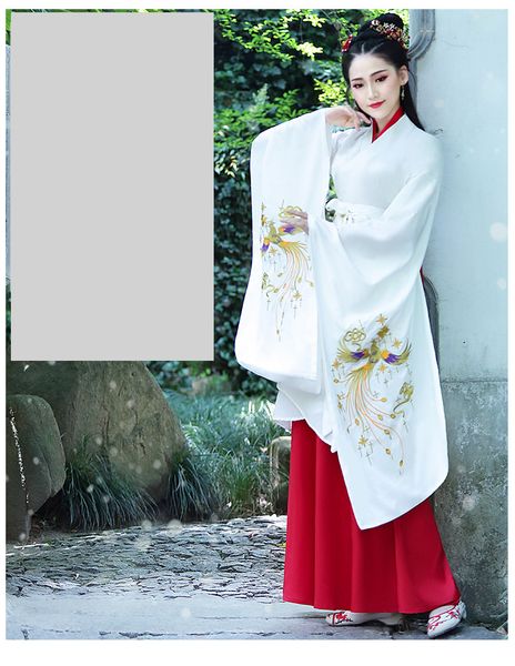 red white daily hanfu chinese waist skirt ancient style chinese costumes style han phoenix and clothing hanfu cosplay dress dreeses for wome, Black;red
red white daily hanfu chinese waist skirt ancient style chinese costumes style han phoenix and clothing hanfu cosplay dress dreeses for wome, Black;red