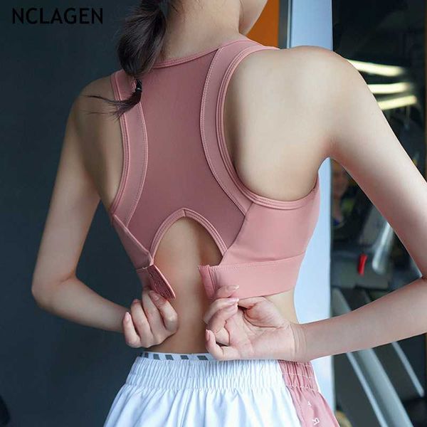 sports bra high impact support woman push-up beautiful back yoga padded crop workout gym running underwear bra nclagen, White;black
sports bra high impact support woman push-up beautiful back yoga padded crop workout gym running underwear bra nclagen, White;black