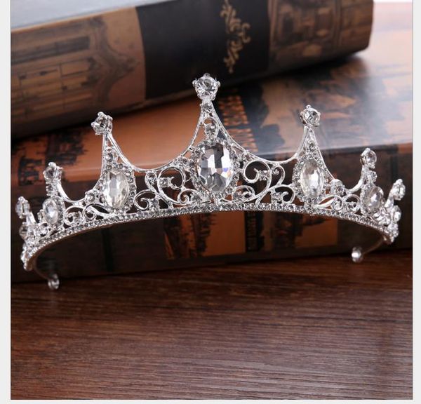 crown 2019 korean princess crown headwear fashion wedding garment accessories, Slivery;golden
crown 2019 korean princess crown headwear fashion wedding garment accessories, Slivery;golden