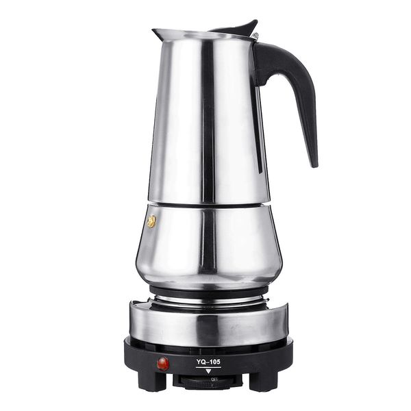 220v 500w 450ml portable coffee espresso pot maker & electric stove home kitchen tools
220v 500w 450ml portable coffee espresso pot maker & electric stove home kitchen tools