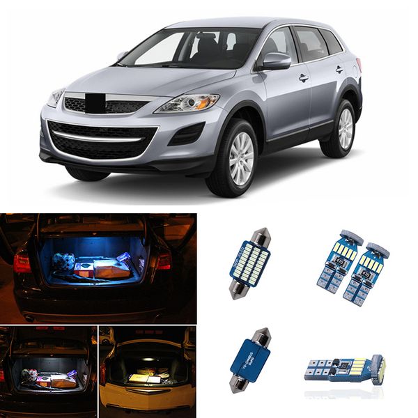 11pcs white led light bulbs interior package kit map dome license plate lamp for cx-9 cx9 2007 2008 2009 2010 2011 2012
11pcs white led light bulbs interior package kit map dome license plate lamp for cx-9 cx9 2007 2008 2009 2010 2011 2012