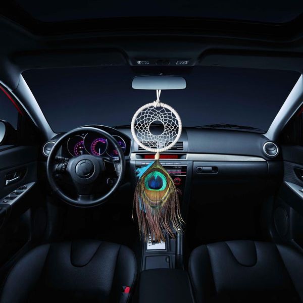 car pendant peacock feather dream catcher hand made art craft ornament auto rearview mirror hanging decoration accessories gift
car pendant peacock feather dream catcher hand made art craft ornament auto rearview mirror hanging decoration accessories gift