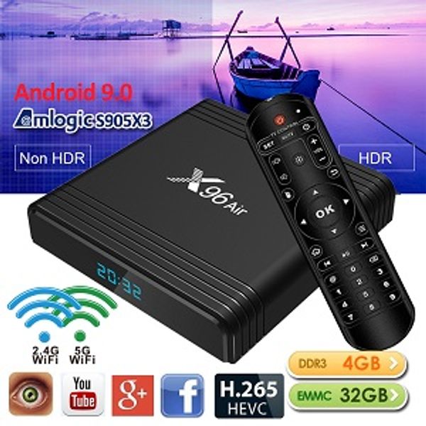x96 air new arrivel android 9.0 box with amlogic s905x3 4gb 32/64gb 2.4g 5gwifi support bluetooth digital display tv box
x96 air new arrivel android 9.0 box with amlogic s905x3 4gb 32/64gb 2.4g 5gwifi support bluetooth digital display tv box