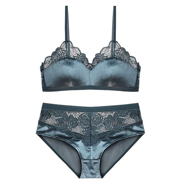 french velvet underwear suit non-steel ring women's thin small bust lace shiny side paper bra a generation of fat, Red;black
french velvet underwear suit non-steel ring women's thin small bust lace shiny side paper bra a generation of fat, Red;black
