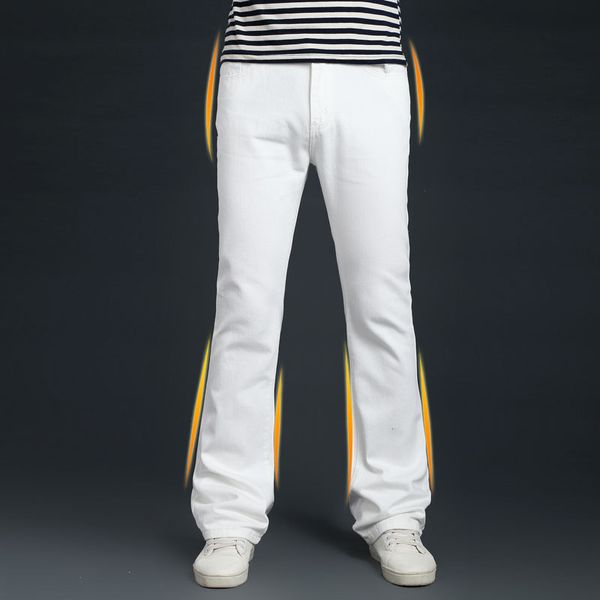 autumn mens bell bottom denim pants winter men white flare jeans male flared jean trousers classic boot cut slim pants 102301, Blue
autumn mens bell bottom denim pants winter men white flare jeans male flared jean trousers classic boot cut slim pants 102301, Blue