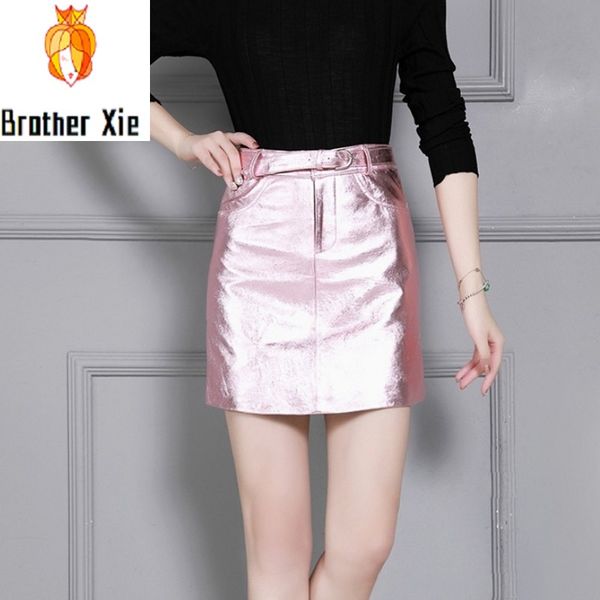 2020 autumn women genuine leather office lady mini skirts fashion a-line high waist party leather short skirts work clothes, Black
2020 autumn women genuine leather office lady mini skirts fashion a-line high waist party leather short skirts work clothes, Black