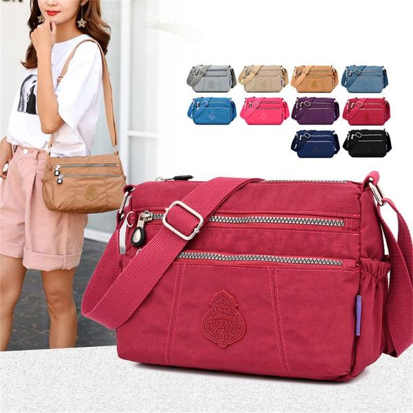 women nylon solid color zipper shoulder bag waterproof elegant daily shopping handbag shoulder handbags for womens tote bag
women nylon solid color zipper shoulder bag waterproof elegant daily shopping handbag shoulder handbags for womens tote bag