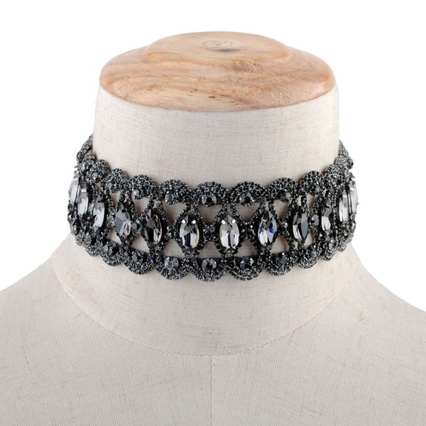 women big rhinestone choker necklace fashion statement necklaces collar party chunky necklace collier bijoux, Golden;silver
women big rhinestone choker necklace fashion statement necklaces collar party chunky necklace collier bijoux, Golden;silver