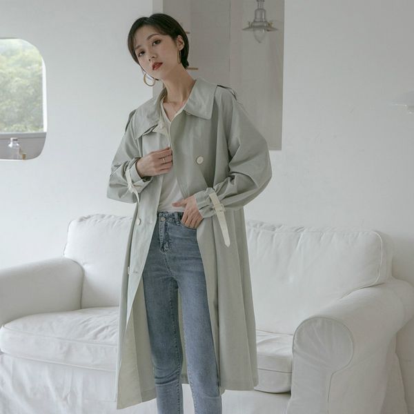 2019 trench женщина осени и зима новой мода simple green double брестед ветровка длинную trench женского дизайнера одежды, Tan;black
2019 trench женщина осени и зима новой мода simple green double брестед ветровка длинную trench женского дизайнера одежды, Tan;black