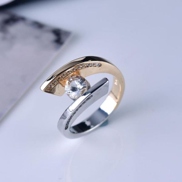 creative design tow-tone color ring white gold/gold rings for women fashion valentines xmas gift jewelry, Slivery;golden
creative design tow-tone color ring white gold/gold rings for women fashion valentines xmas gift jewelry, Slivery;golden
