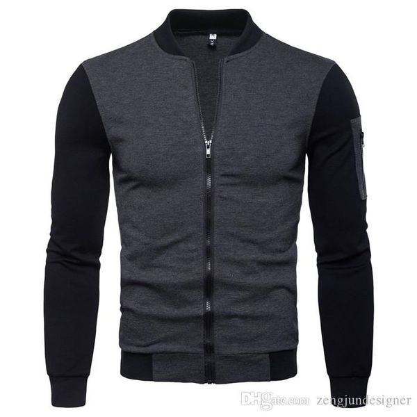 mens autumn desinger jackets crew neck new style long sleeve solid colot slim zipper casual apparel, Black;brown
mens autumn desinger jackets crew neck new style long sleeve solid colot slim zipper casual apparel, Black;brown