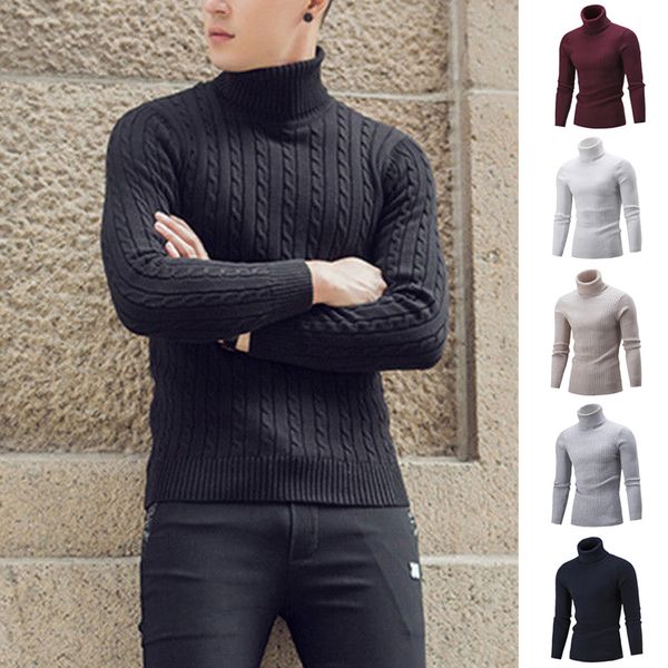 winter high neck thick warm sweater men turtleneck mens sweaters slim fit pullover men knitwear new fashion male sweaters, White;black
winter high neck thick warm sweater men turtleneck mens sweaters slim fit pullover men knitwear new fashion male sweaters, White;black