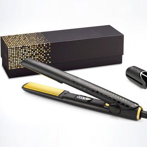 

v gold max hair straightener classic professional styler fast hair straighteners iron hair styling tool good quality, Black