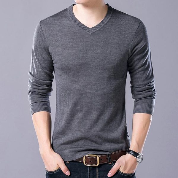 mens knit sweater pullover basic v neck for autumn winter solid fashion casual bo23101228, White;black
mens knit sweater pullover basic v neck for autumn winter solid fashion casual bo23101228, White;black