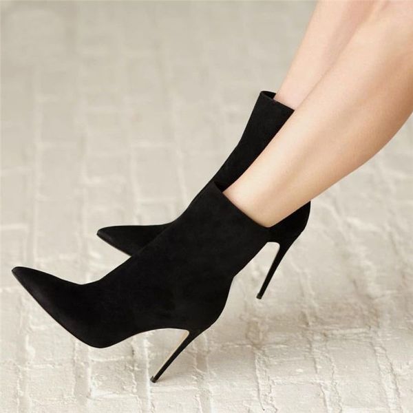 fashion elastic socks boots women stretch slim zipper ankle boots high-heels pumps women shoes female shoes, Black
fashion elastic socks boots women stretch slim zipper ankle boots high-heels pumps women shoes female shoes, Black