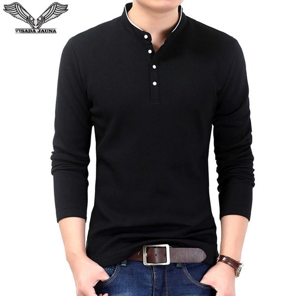 visada jauna new style long sleeves casual men 's polos men 's solid fashionable pullover slim fit men big size shirts n6621, White;black
visada jauna new style long sleeves casual men 's polos men 's solid fashionable pullover slim fit men big size shirts n6621, White;black