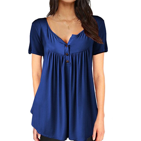 2018 women summer v neck short sleeve t shirt loose camiseta feminina t shirts female plus size long style, White
2018 women summer v neck short sleeve t shirt loose camiseta feminina t shirts female plus size long style, White