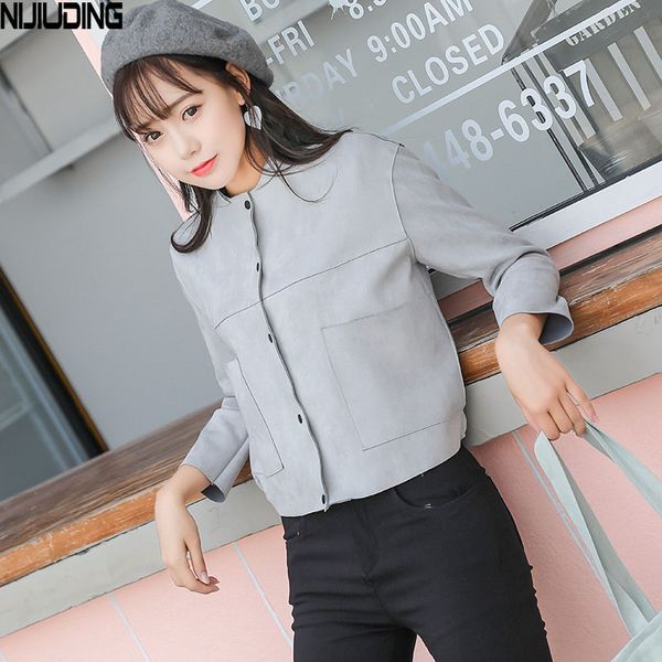 autumn jacket 2018 new brand suede leather jacket women's slim short faux leather jackets winter coats outwear pu coats, Black
autumn jacket 2018 new brand suede leather jacket women's slim short faux leather jackets winter coats outwear pu coats, Black