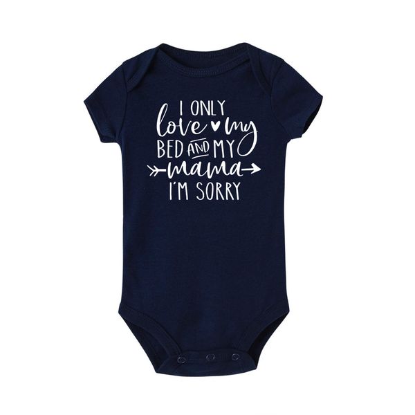 baby rompers newborn infant baby boys girls i only like my bed and my mom letter print romper baby clothes 0-24m, White
baby rompers newborn infant baby boys girls i only like my bed and my mom letter print romper baby clothes 0-24m, White