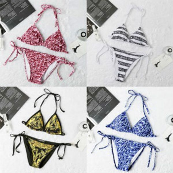 women designer bikini fashion two pieces swimwear brand letter printed bikinis women luxury bikinis swimwear 3 styles, White;black
women designer bikini fashion two pieces swimwear brand letter printed bikinis women luxury bikinis swimwear 3 styles, White;black