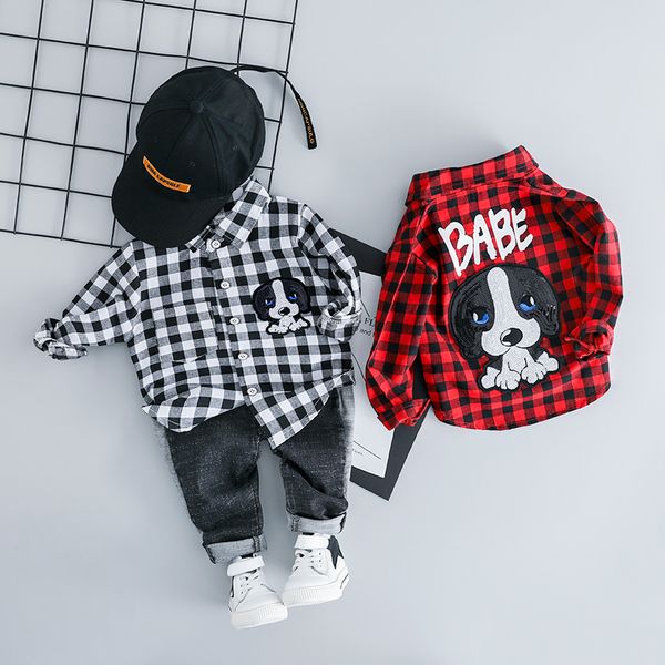 hylkidhuose infant clothes suits 2019 spring baby girls boys clothing sets lapel plaid shirt jeans cartoon kids children costume t200103, White
hylkidhuose infant clothes suits 2019 spring baby girls boys clothing sets lapel plaid shirt jeans cartoon kids children costume t200103, White