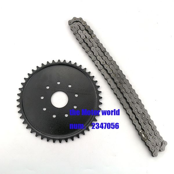 415 chain and 44t tooth 9 hole rear sprocket master&drive sprocket fits for 49cc 66cc 80cc motorized bike engine parts
415 chain and 44t tooth 9 hole rear sprocket master&drive sprocket fits for 49cc 66cc 80cc motorized bike engine parts