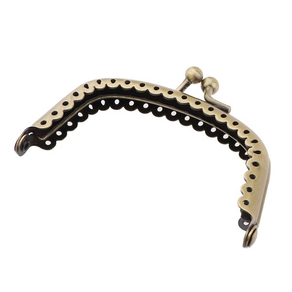 dia.8.5cm 3.1 inch retro half round hollow metal purse frame coin bag kiss clasp lock diy craft, Black
dia.8.5cm 3.1 inch retro half round hollow metal purse frame coin bag kiss clasp lock diy craft, Black