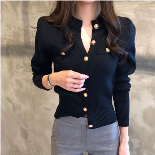 sweater cardigan women 2019 autumn winter elegant long sleeve knitted cardigan solid casual button jumper female sweater
sweater cardigan women 2019 autumn winter elegant long sleeve knitted cardigan solid casual button jumper female sweater