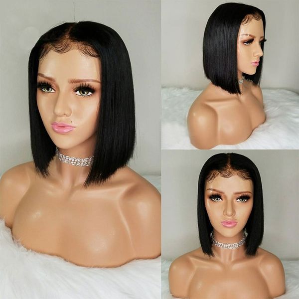 pre plucked lace front short human hair wigs for black women silky straight brazilian virgin lace bob natural wig with baby hair, Black;brown
pre plucked lace front short human hair wigs for black women silky straight brazilian virgin lace bob natural wig with baby hair, Black;brown