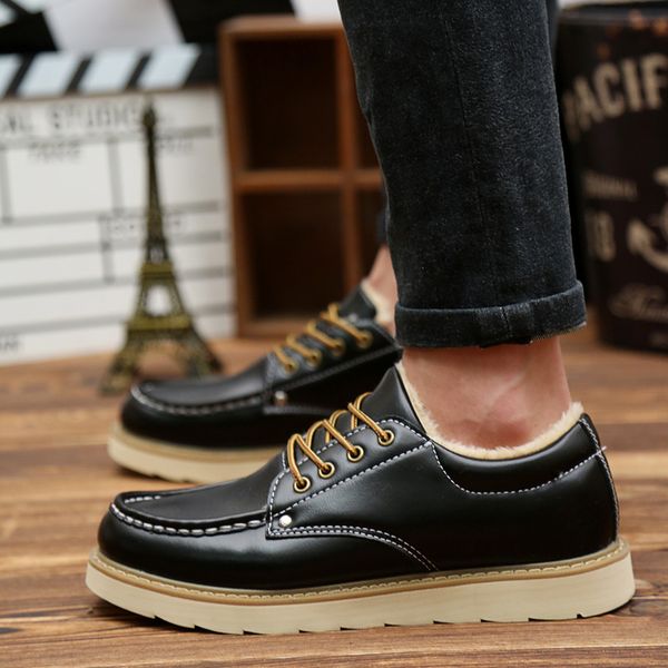 men's martin boots men's british wind shoes winter snow boots men's fashion low to help cotton boots, Black
men's martin boots men's british wind shoes winter snow boots men's fashion low to help cotton boots, Black