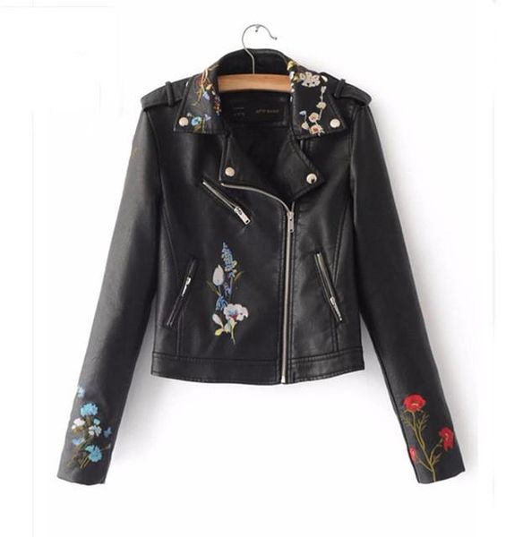 женщины цвета конфеты pu leather jacket turn down воротник rivet zipper мода прохладный верхняя одежда пальто верхняя одежда джинсовая тонки, Black;brown
женщины цвета конфеты pu leather jacket turn down воротник rivet zipper мода прохладный верхняя одежда пальто верхняя одежда джинсовая тонки, Black;brown