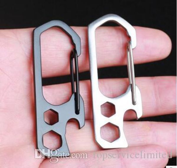 outdoor camping equipment hiking 6 in 1 climbing hook carabiner mountaineering buckle with screwdrive multi - function key chain opener
outdoor camping equipment hiking 6 in 1 climbing hook carabiner mountaineering buckle with screwdrive multi - function key chain opener