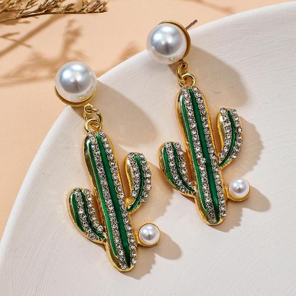 fashion women faux pearl rhinestone cactus pendant stud earrings party bohemian vintage big round jewelry decor accessory gift, Golden;silver
fashion women faux pearl rhinestone cactus pendant stud earrings party bohemian vintage big round jewelry decor accessory gift, Golden;silver