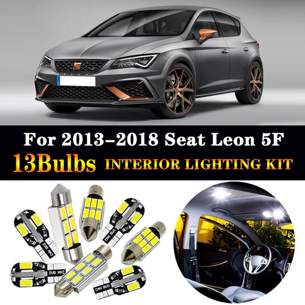 13pc x 100% canbus error led interior reading dome lights bulb kit for 2013-2018 seat for leon 3 5f 5f1 5f5 5f8
13pc x 100% canbus error led interior reading dome lights bulb kit for 2013-2018 seat for leon 3 5f 5f1 5f5 5f8