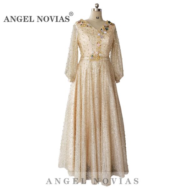 real picture long sleeves glitters evening dresses 2020 with coloful beads formal arabic vestidos de fiesta de noche, White;black
real picture long sleeves glitters evening dresses 2020 with coloful beads formal arabic vestidos de fiesta de noche, White;black