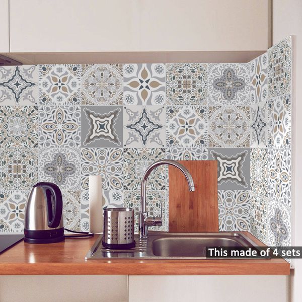 funlife 15*15cm/20*20cm retro diy pvc waterproof self adhesive wall decals art furniture bathroom kitchen tile sticker ts060
funlife 15*15cm/20*20cm retro diy pvc waterproof self adhesive wall decals art furniture bathroom kitchen tile sticker ts060